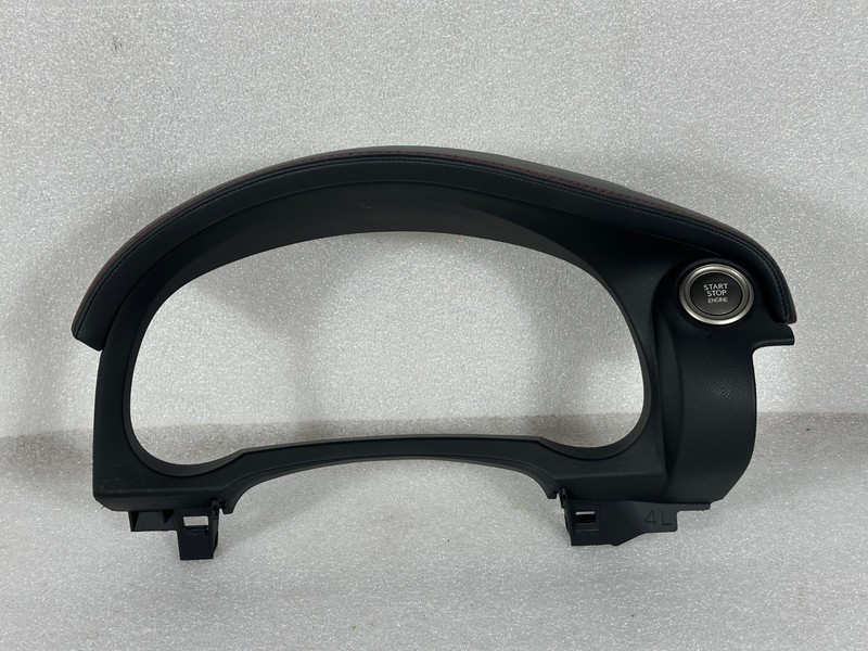 LEXUS 2015-2019 RC350 RC300 OEM DASH INSTRUMENT CLUSTER BEZEL TRIM RED STITCHES