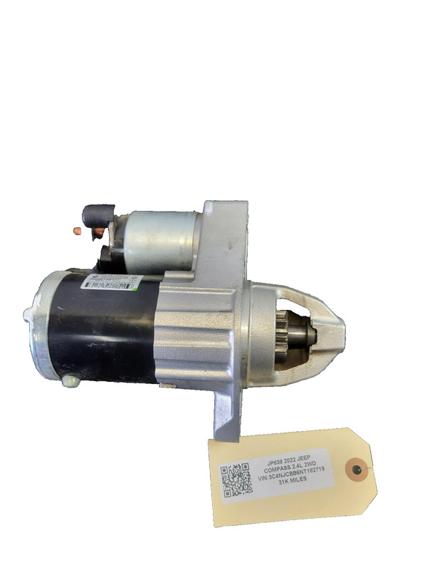 2021-2022 Jeep Compass Starter Motor 2.4L FWD OEM 68084005AA