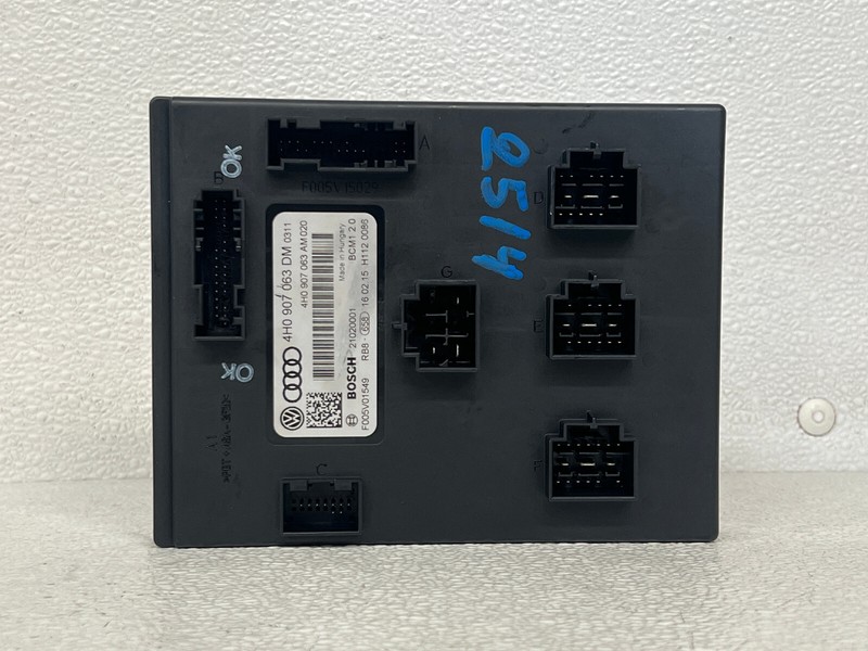⭐2016 AUDI A6 S6 ONBOARD SUPPLY BODY CONTROL MODULE COMPUTER UNIT OEM LOT2514