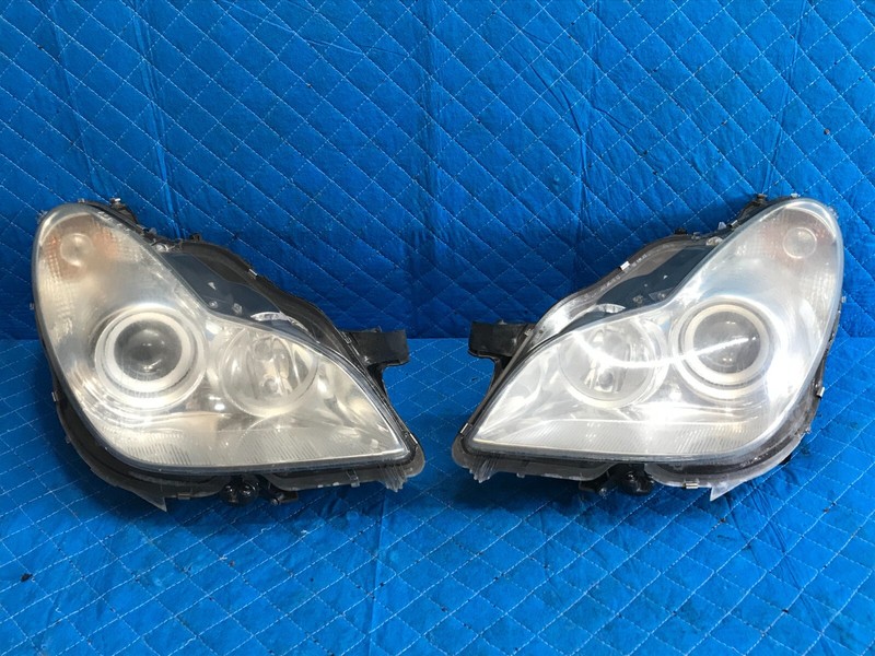 06-11 Mercedes W219 CLS63 CLS550 Left Driver Right Passenger Headlights Pair OEM