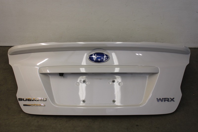 Subaru WRX STI Trunk Lid Deck Lid Panel Crystal White Metallic Oem 2015-2021