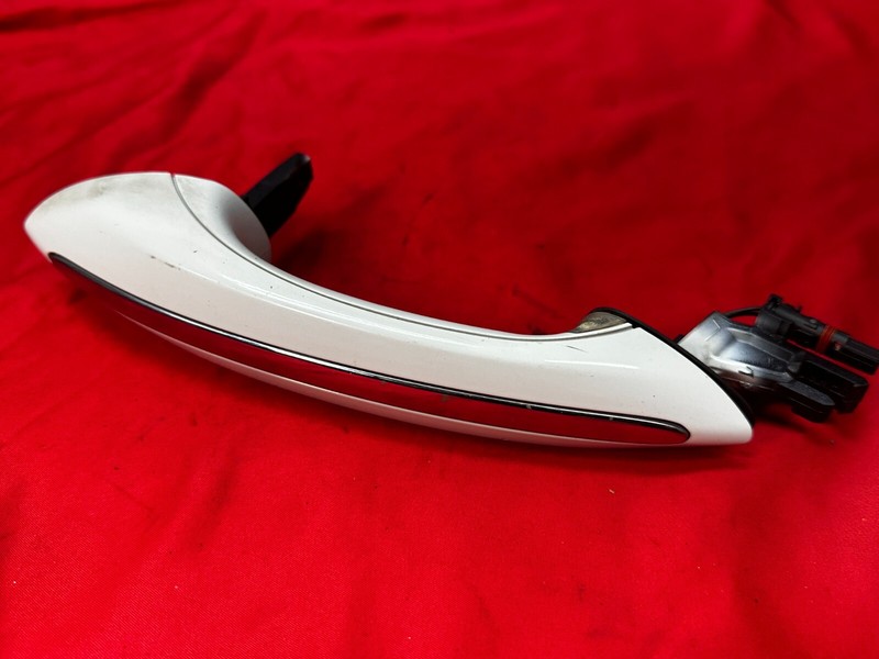 BMW F01 F02 F06 F10 F12 Rear Left Driver Side Exterior Door Handle White OEM ✅