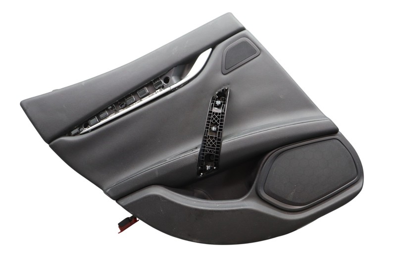14-17 Maserati Ghibli Rear Left Side Interior Door Trim Panel Assembly Black Oem