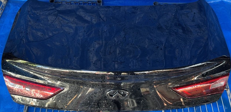 2017-2020 INFINITI Q60 COUPE TRUNK LID DECK TAIL GATE HATCH BLACK # MR15-TRC254