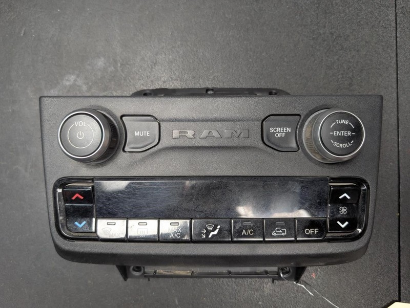 Radio + A/C Heater Control 2023 Dodge RAM ProMaster 2500 7DN09LXFAB 2022 2024