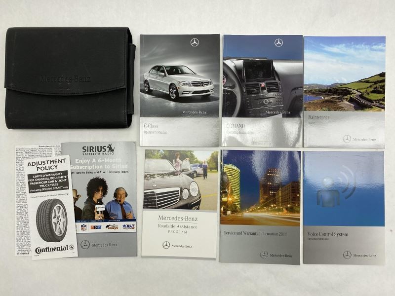 Owners Manual 2011 Mercedes Benz C-Class 81074