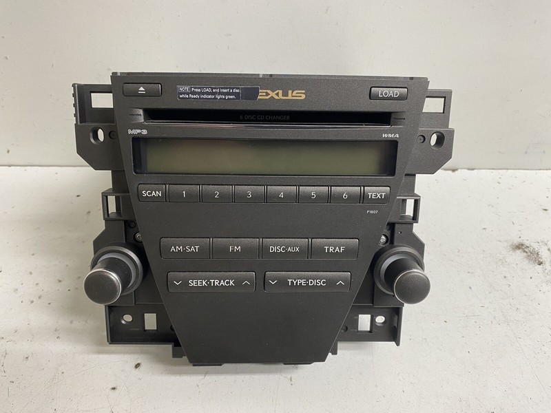2007-2009 Lexus ES350 P1807 Pioneer Radio Stereo 86120-33720 6 Disc CD Changer