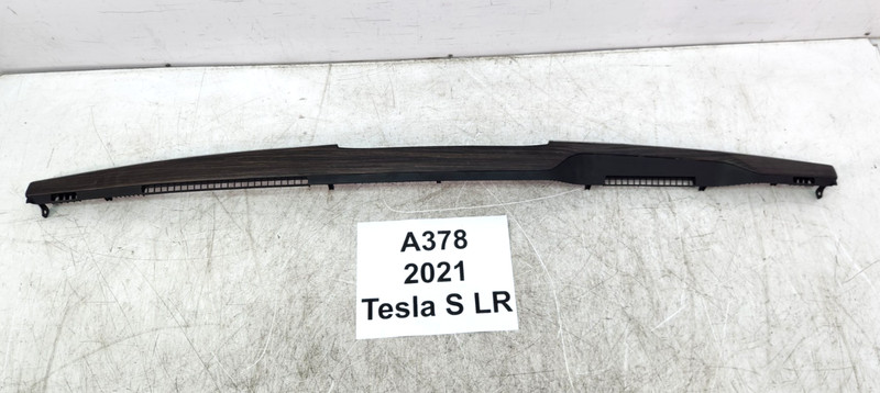 ✅ 21-23 OEM Tesla Model S Dash Dashboard Instrument Panel Decor Trim Wood