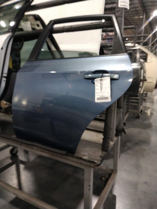 2009 Subaru Impreza Left Rear Door Black Used Small Ding 525842 NJ25-22410