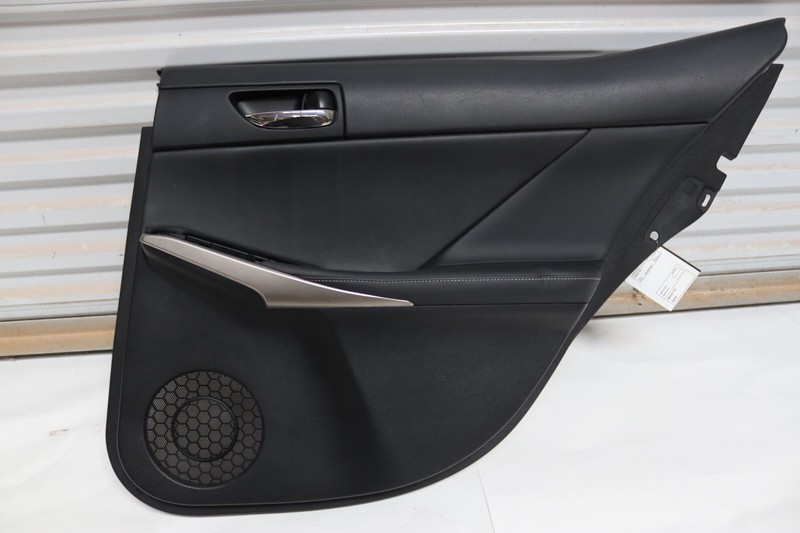 2015 LEXUS IS250 IS350 SEDAN REAR LEFT SIDE DOOR PANEL TRIM COVER BLACK OEM