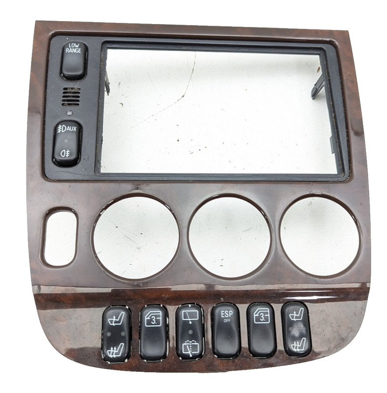 98-02 MERCEDES BENZ W163 ML320 DASH CLIMATE CONTROL DASH BEZEL