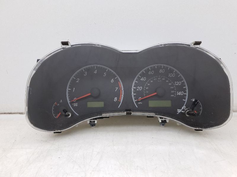09 -10 TOYOTA COROLLA MODEL S SPEEDOMETER CLUSTER
