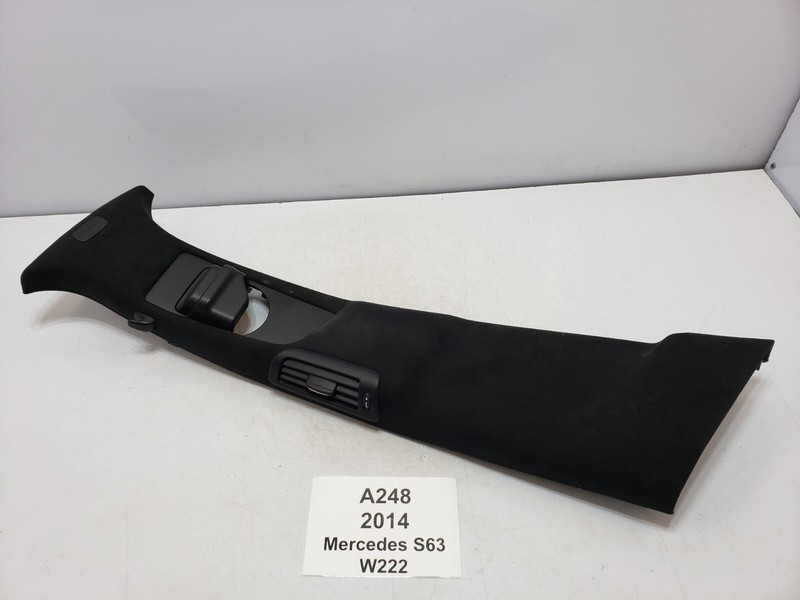 ✅ 14-20 OEM Mercedes W222 S63 AMG S550 Left Driver B Pillar Upper Trim Panel