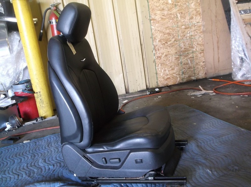 2008 Cadillac CTS 4 PassengerFront Seat, Complete Assembly, Ebony Black