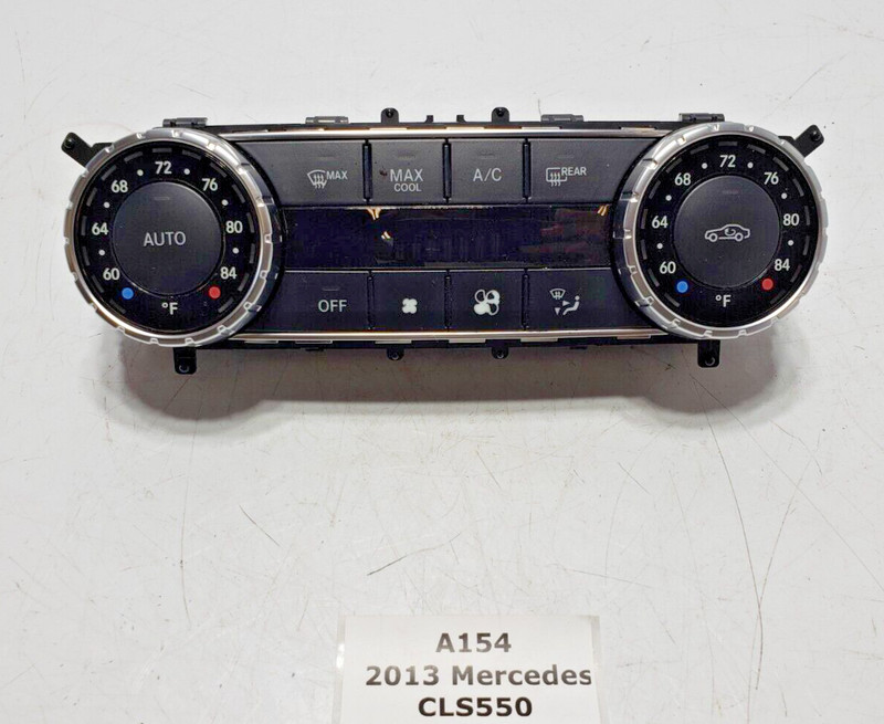 ✅ 12-18 OEM Mercedes C218 CLS550 AC Heater Climate Control Switch Black