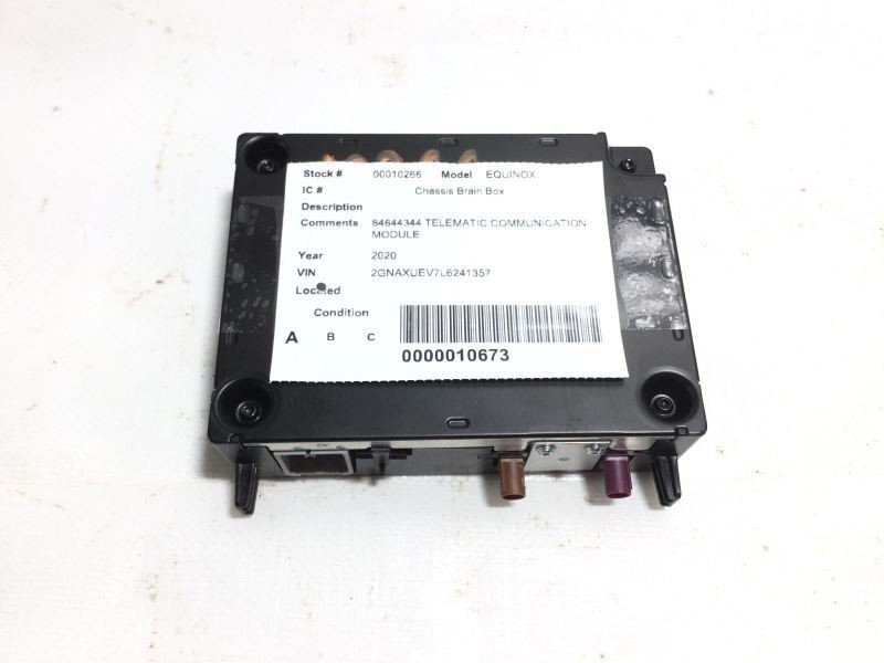 Chassis ECM FITS 2020 CHEVROLET EQUINOX 26206