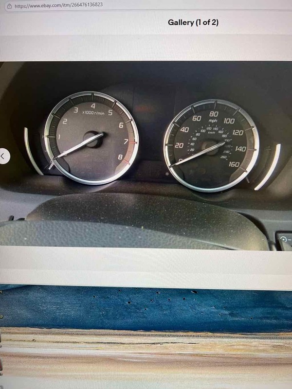 Speedometer ACURA TLX 15 16 17 18 19