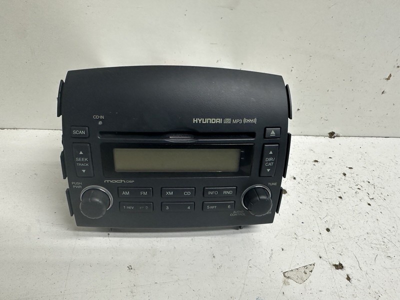 2008 Hyundai Sonata AM FM Satellite Radio Stereo 2 DIN Disc CD Player Oem
