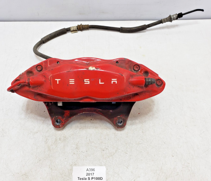 ✅ 2012-2020 OEM Tesla Model S Front Right Passenger Side Brake Caliper Red