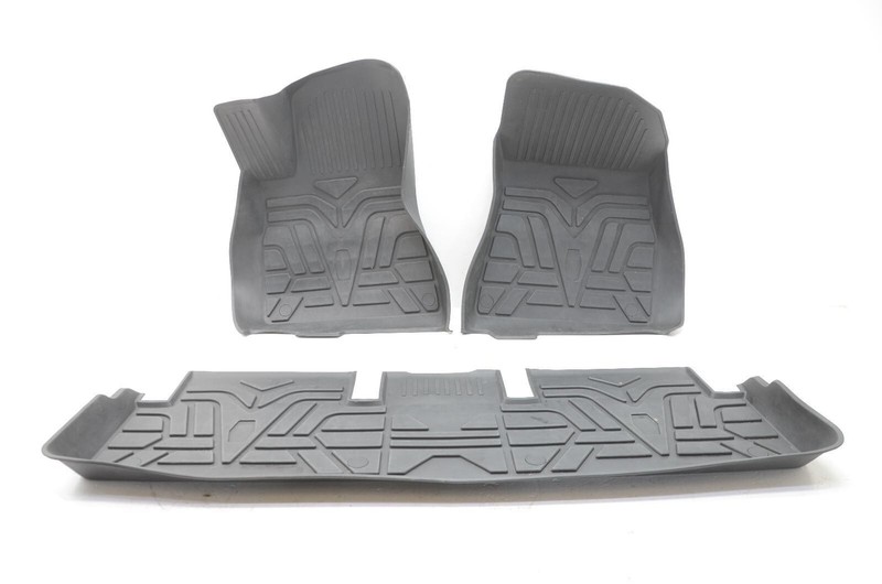 17-23 Tesla Model 3 Complete Set of Black All Weather Floor Mats