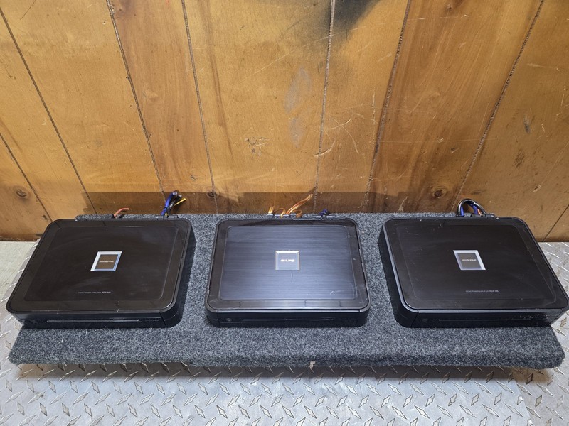 Alpine PDX-M6 PDX-M6 Mono Car Audio Power Amplifier Set Of 3 Tested
