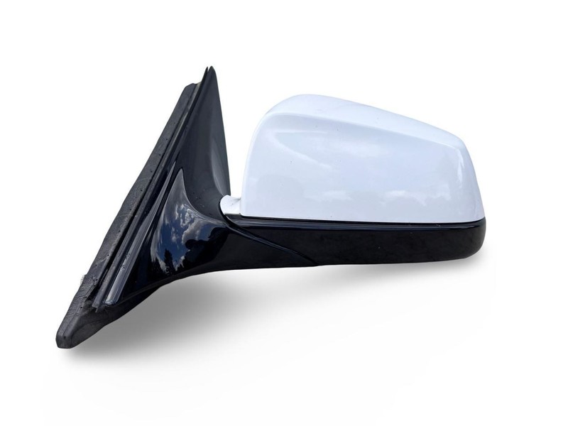 2010-2012 BMW 750i Left Driver Side Door Mirror Heated With Camera White