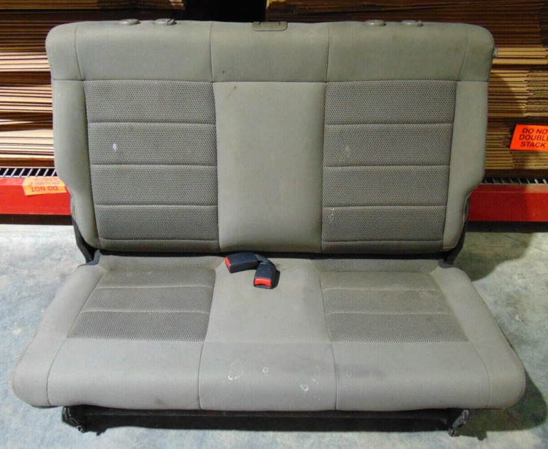 2007-2011 Jeep Wrangler Two Door JK Rear Seat Backseat Gray
