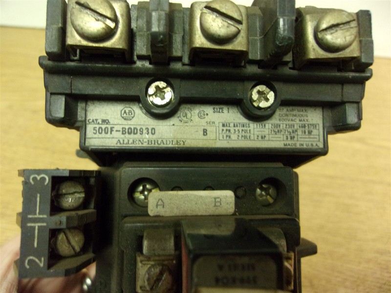 Allen Bradley 500F-80D930 Contactor w/ 595-A Series B*FREE SHIPPING*