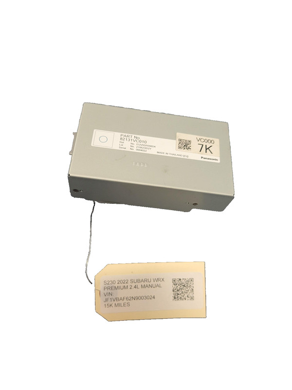Used Oem SUBARU Back Up Backup Control Module 82131VC000 for 2022 WRX 2.4L