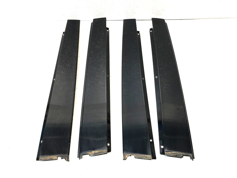 2001-2006 Lexus LS430 Front Rear Left Right Door Pillar Trim Black OEM Set of 4
