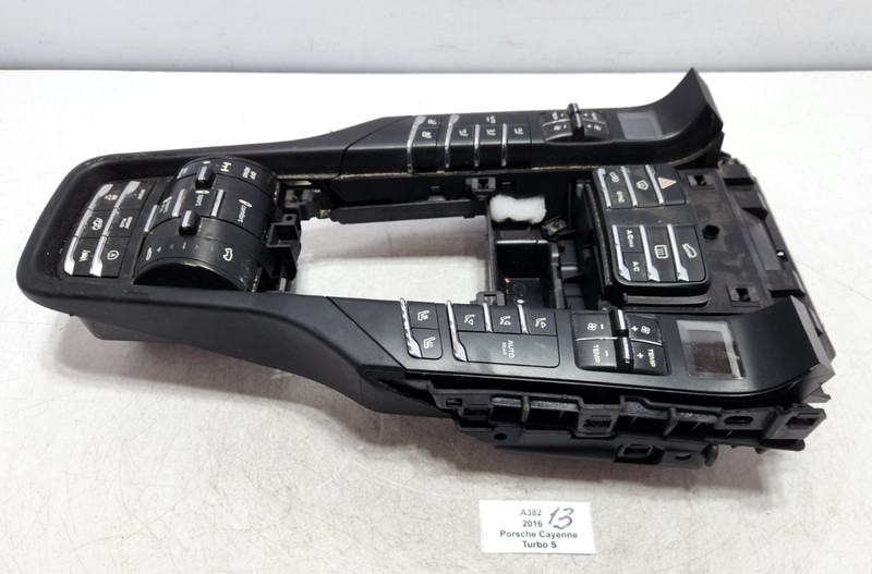 ✅11-18 OEM Porsche Cayenne Turbo S 958 Center Console Multifunction Switch Panel