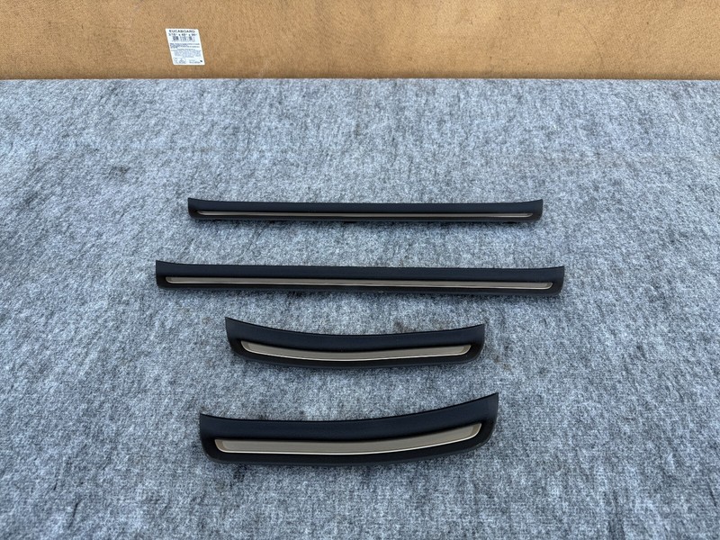KIA STINGER 2018-2023 OEM FRONT REAR LEFT RIGHT SCUFF PLATE DOOR SILL SILLS SET