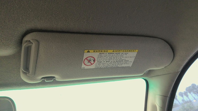 Sun Visor TOYOTA TACOMA Right 04