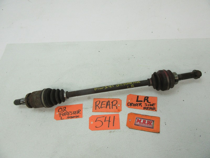 AXLE SHAFT CV BOOT DRIVER SIDE LEFT REAR LR for 00 IMPREZA 01 02 SUBARU FORESTER
