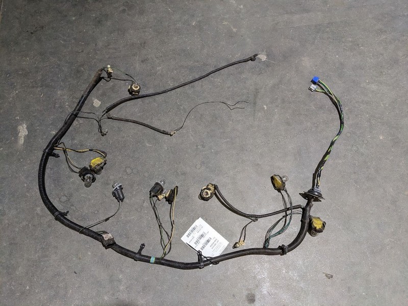 91-96 Corvette C4 Front Bumper Headlight Wiring Harness Wire Oem 1183924