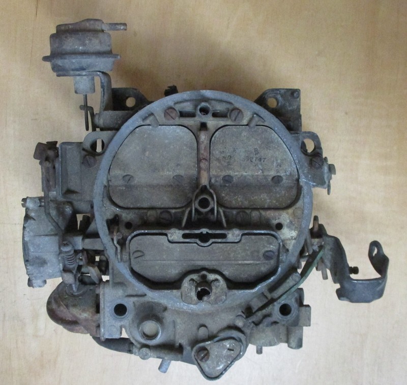 USED 4 BARREL ROCHESTER Q-JET CARBURETOR7045244 W7 0085 BUICK 1975-76 R4-M4MC