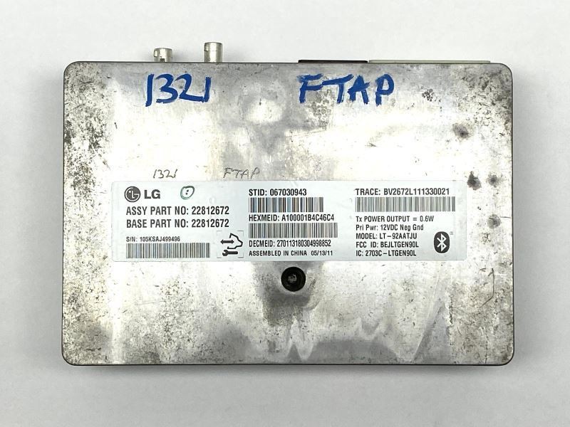 Communication OnStar Control Module 22812672 Fits 2012 Buick Lacrosse 58953