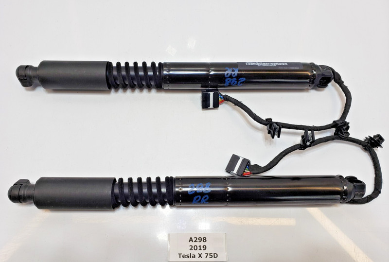 ✅16-23 OEM Tesla Model X Rear Right Passenger Door Trunk Liftgate Shock SET Of 2