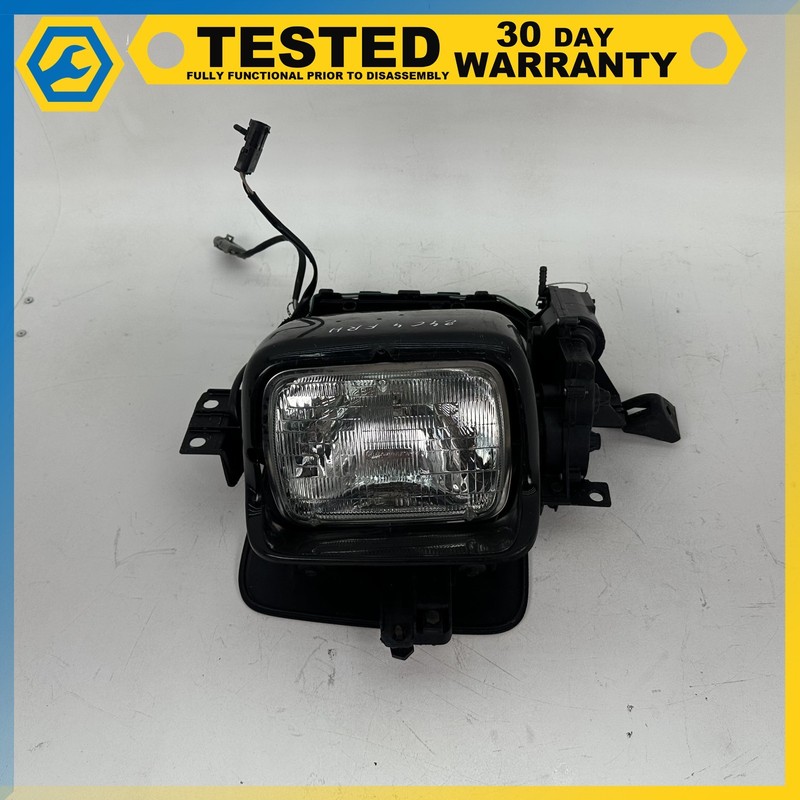 84-87 Chevy Corvette C4 RIGHT LEFT HEADLIGHT ASSEMBLY WITH MOTOR Black OEM