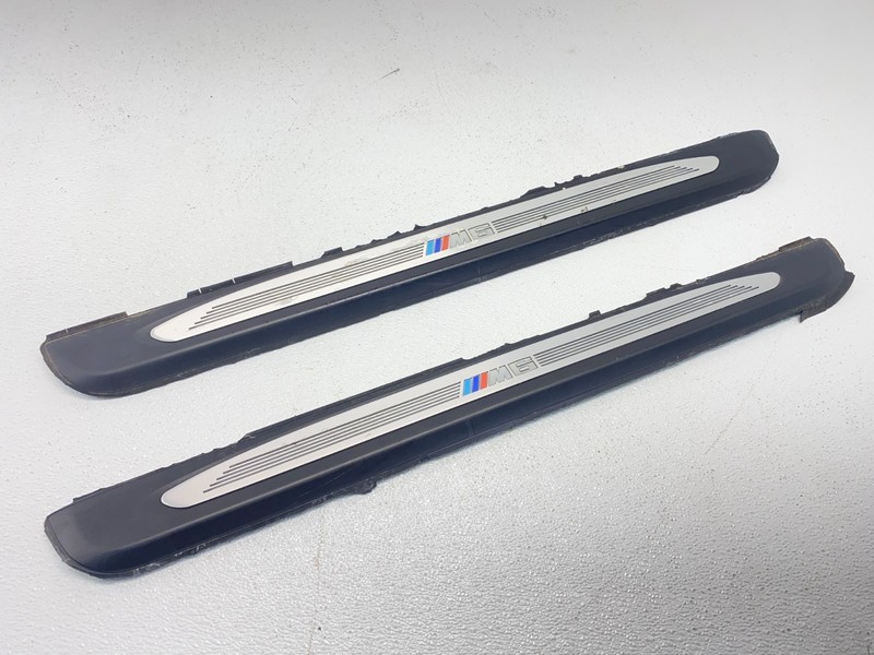 04-10 BMW E63 E64 M6 Left & Right Illuminated Door Entrance Sill Trim Set! OEM✅