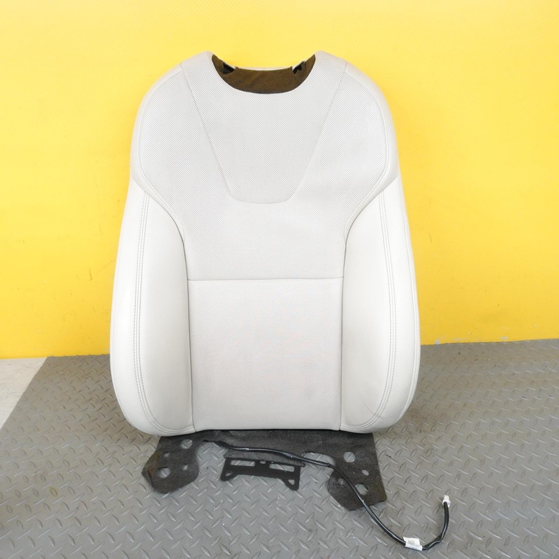 2021-2025 TESLA MODEL S Front Lelt Upper Seat Cushion Beige Leather