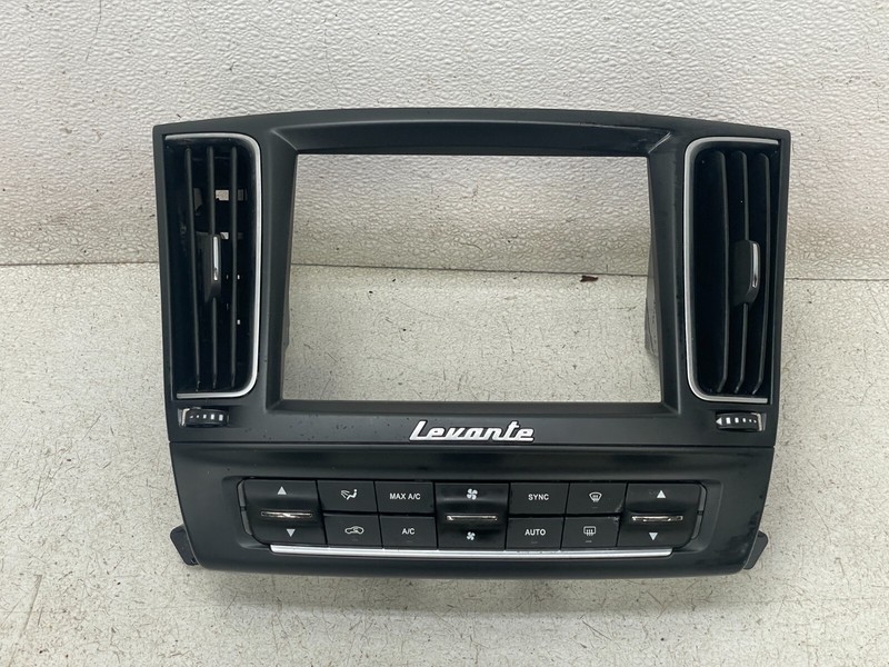 2017 2018 Maserati Levante Center Dash Vent Display Surround Trim 1442 OEM