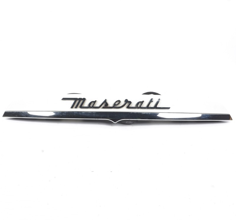 2014 - 2019 Maserati Ghibli Rear Trunk Lid Trim Molding w/ Camera OEM