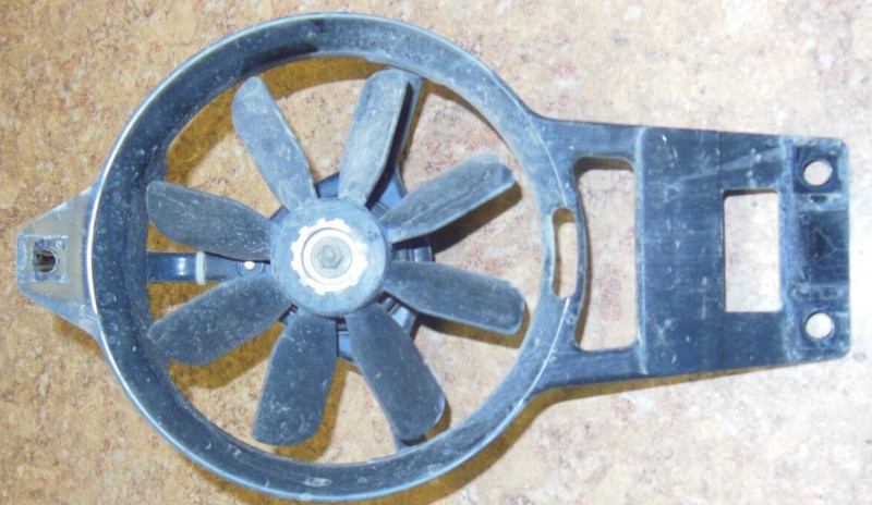 2006 Kawasaki Ninja EX500 EX 500 EX500D Radiator Engine Cooling Fan Motor Shroud