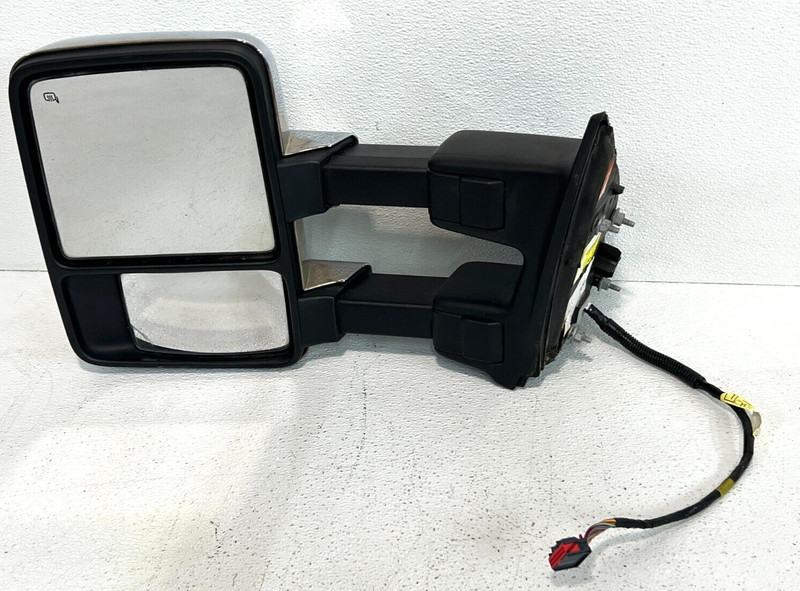 08-09 F250 Driver LH Power Fold Telescopic Tow Door Mirror Heated Signal OEM