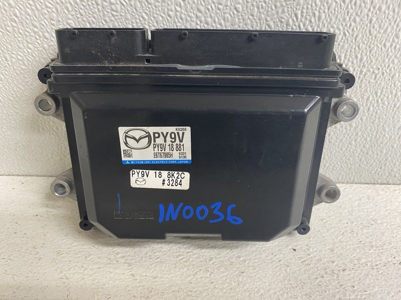 2017-2018 Mazda 3 PY9V 18 881 Engine Computer Ecu Ecm Pcm Control Module Oem
