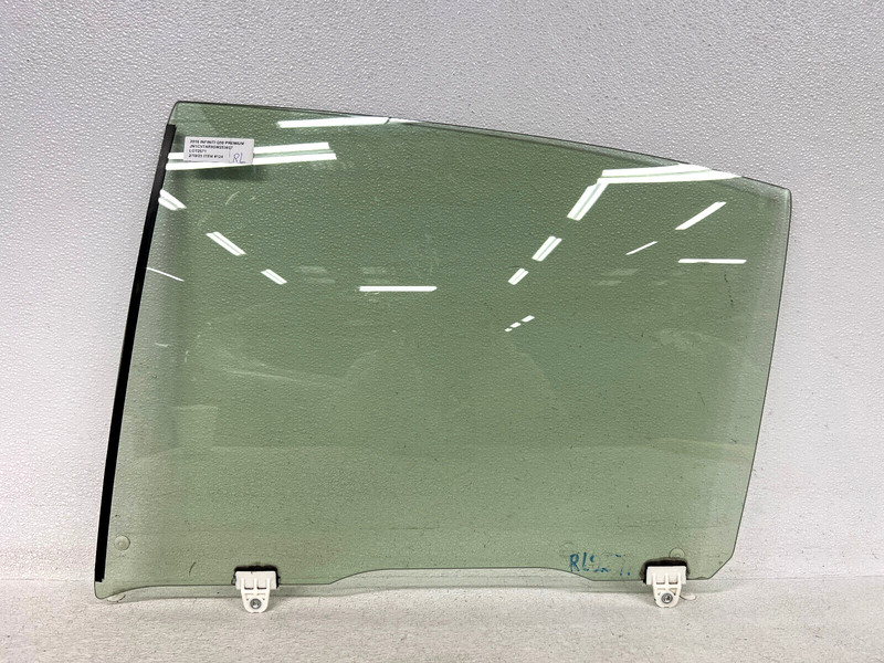 ⭐2014-2016 INFINITI Q50 REAR LEFT DRIVER DOOR WINDOW GLASS PANEL OEM LOT2571