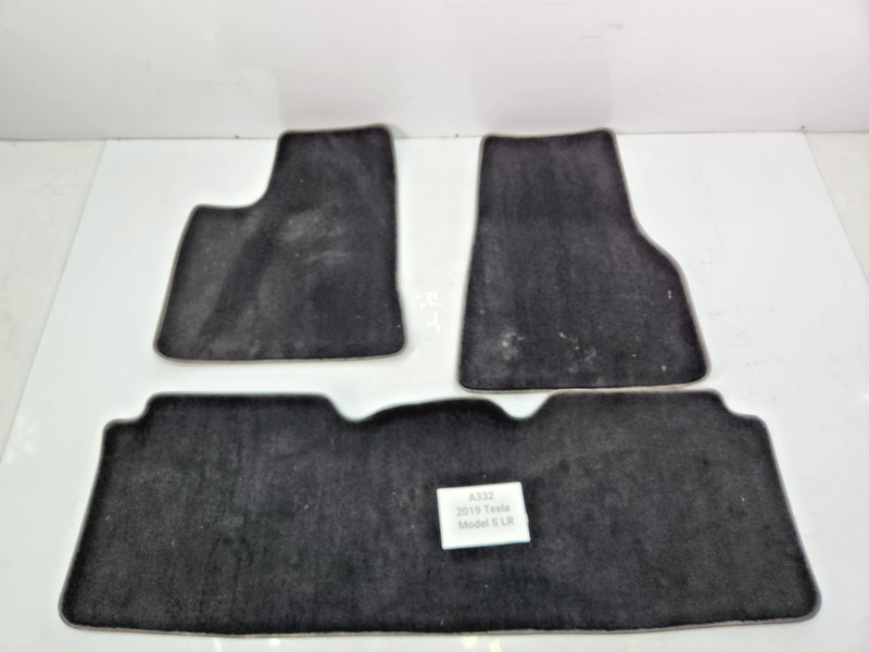 ✅ 2012-2020 OEM Tesla Model S Front Rear Floor Carpet Mat Liner Set *