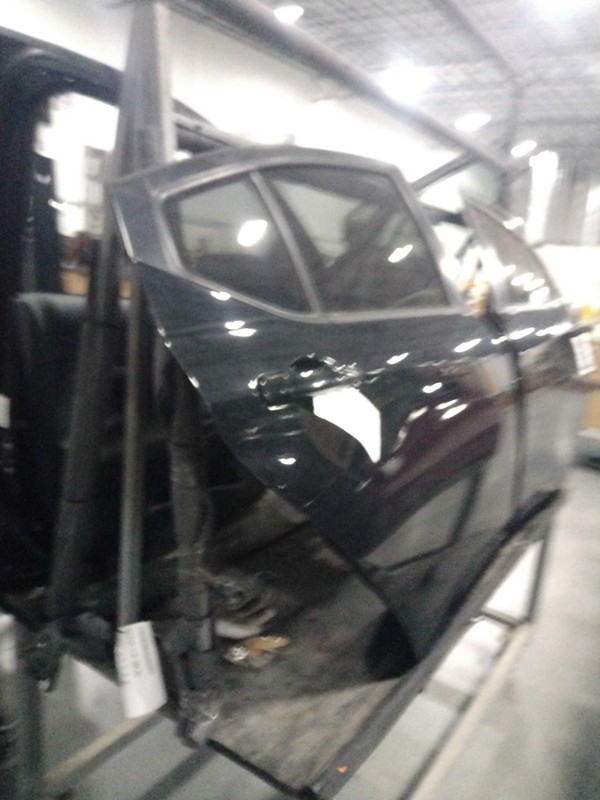 2021 Nissan Versa Rear Right Door Black OEM Used 690750 95K Mileage