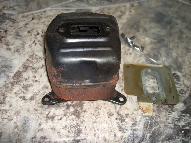 Jonsered 2063 muffler chainsaw part only .